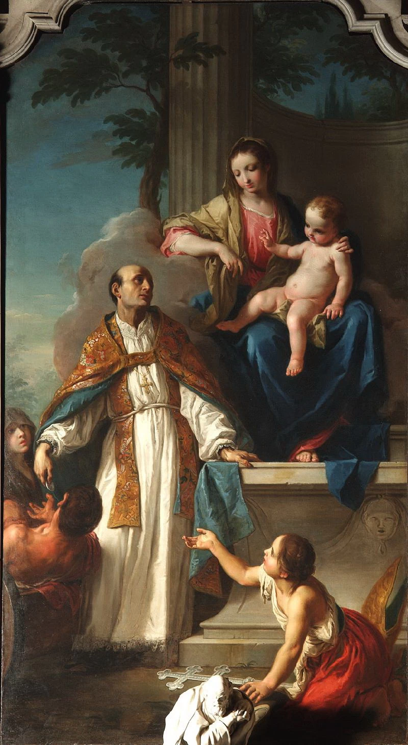 Madonna con Gesù Bambino e San Tommaso da Villanova - Chiesa di Sant'Eufemia, Verona